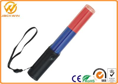 26cm Rechargeable LED Traffic Baton , Red and Blue Flashing led traffic wand for Traffic