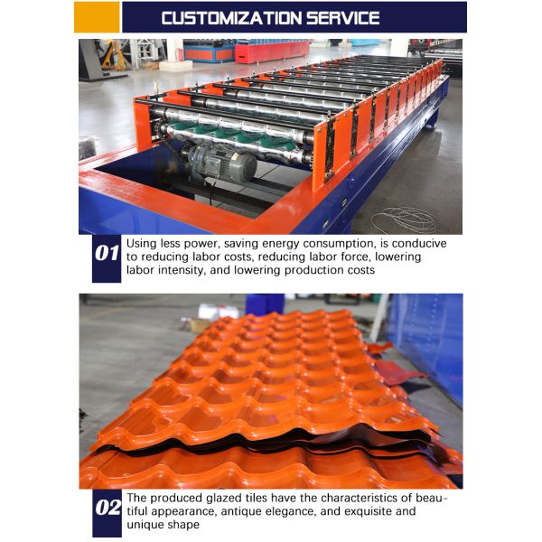 Hebei Liming High Quality Glazed Tile Sheet Roof Press Roll Forming Machine