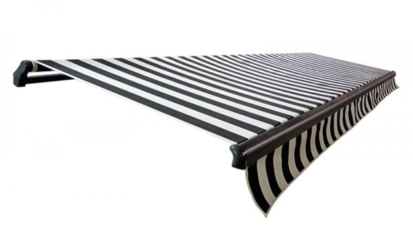 Large size retractable aluminum patio awning, commercial awning waterproof sun protection