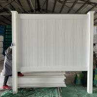 Long Lasting Durable Pvc White Vinyl Privacy Fence Panels 1.83 High