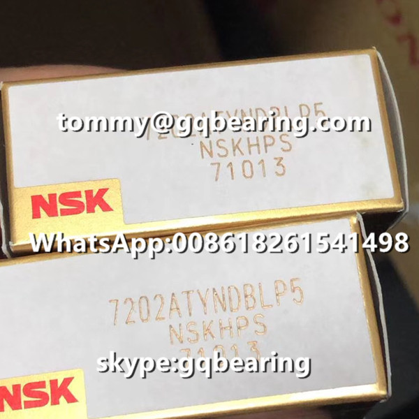 P5 Прецизионный световой предварительный заряд NSK 7202ATYNDBLP5 Угловой контактный шариковый подшипник