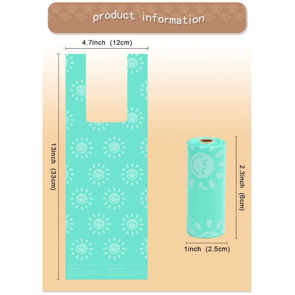 Pet Cleaning Tool Customization Service Provided for Biodegradable Dog Waste Bags