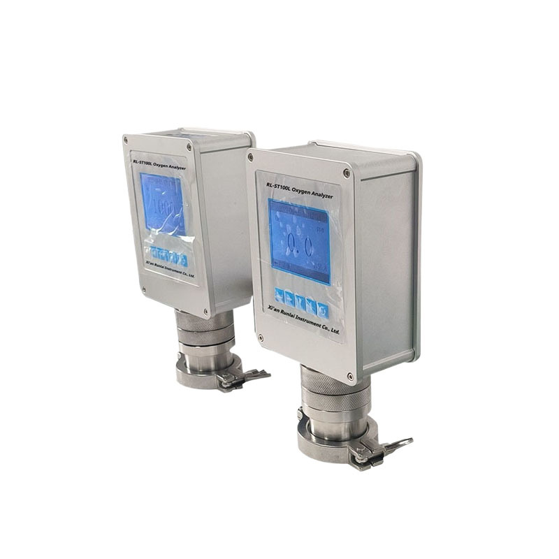 Digital LCD Trace Oxygen Gas Analyzer Electrochemical O2 Gas Meter With Alarm