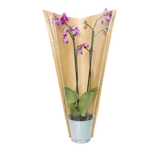 Customized Kraft Paper Flower Sleeves Breathable Paper Bouquet Sleeves Eco Friendly