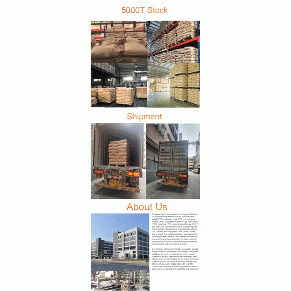 Carbon Nanotubes Antistatic PEEK Resin Granules Plastic Raw Material