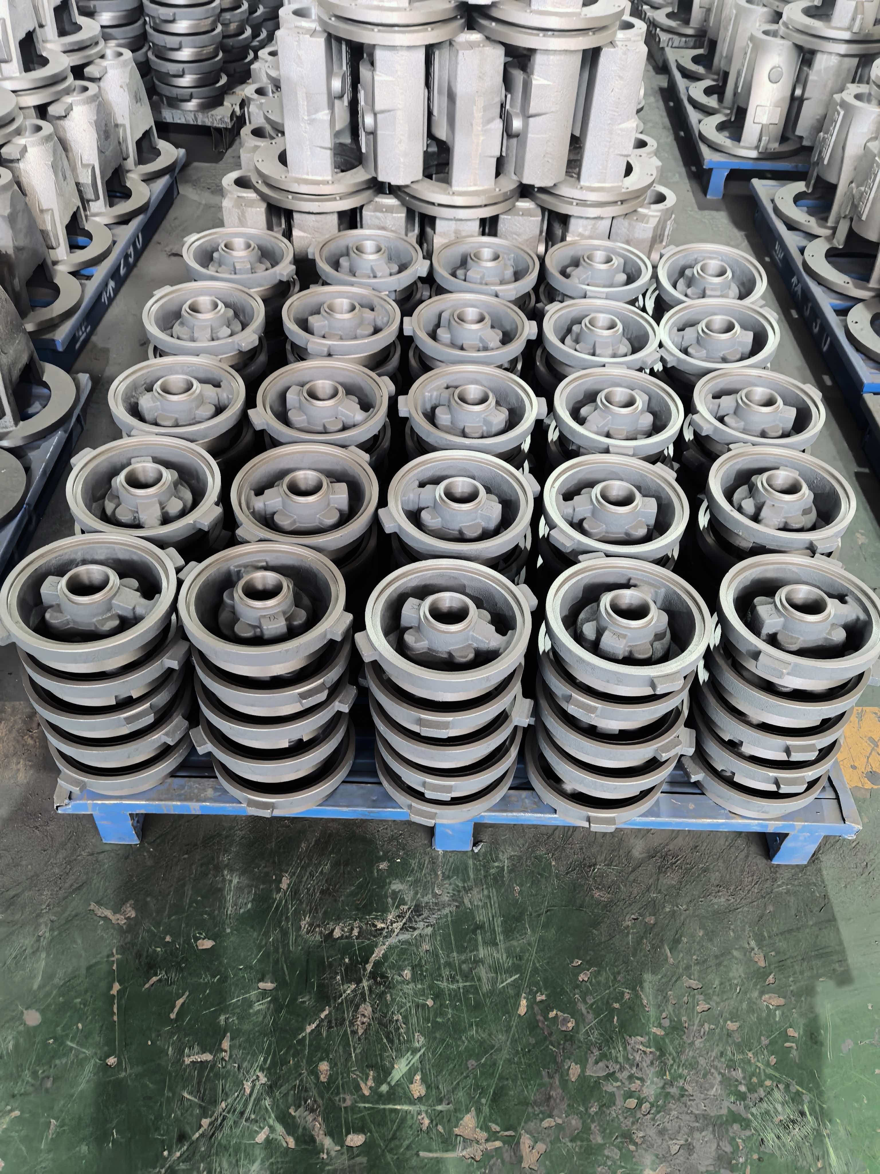 Industrial Cast Iron Castings with High Rigidity, Excellent Vibration Resistance and Precise Dimensional Tolerance for Production Lines