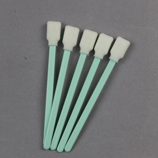 Tiges en mousse pour salle blanche 128mm Manche en polypropylène pour l'entretien des imprimantes