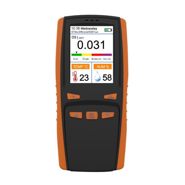 TFT LCD Screen Portable Gas Detector Self Calibration Function Toliet Ozone O3 Detector