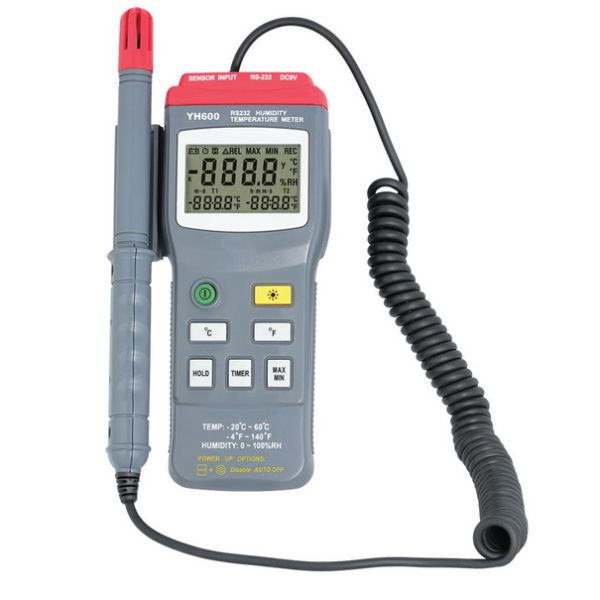 Mètre standard de la température de l'humidité IEC1010 avec RS-232 l'interface, YH600