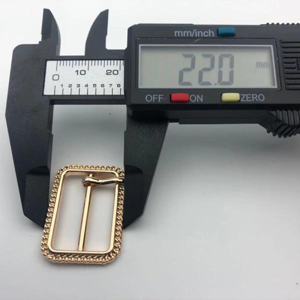 Rose Golden Thickness 2.8mm Needlepoint Belt Buckle Adjuster Slide Handbag Rings