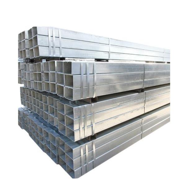 Hot Dip Galvanized Steel Square Pipe 0.8 - 30 Mm ±1% Tolerance