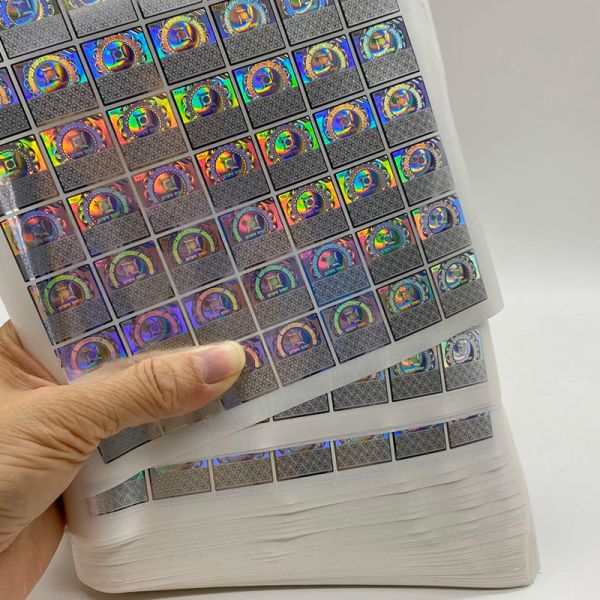 Anti Counterfeiting 3d Hologram Sticker Security Sticker Label Custom Qr Code Logo