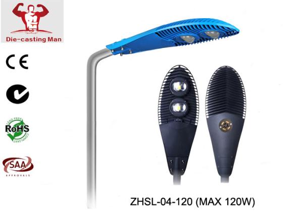 Patented Optics Good Heat Dissipation 80w 100w 120w COB Outdoor LED Street Lights High Lumen Bridgelux and Meanwell