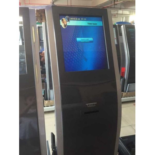 Web Based Multiple Language Bank Wireless Ticket Kiosk Token Number Queue System