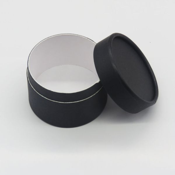 Овальная роскошная коробка с цилиндром из крафт-бумажной трубы для свободного чая с УФ-покрытием