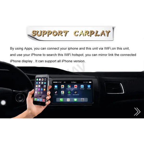 Авторадио Viknav для Infiniti FX35 QX70 (2009-2013) 10,25 дюйма Авто аудио Беспроводной CarPlay Стерео мультимедийный проигрыватель