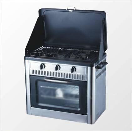 Free standing gas stove, with oven, two burners