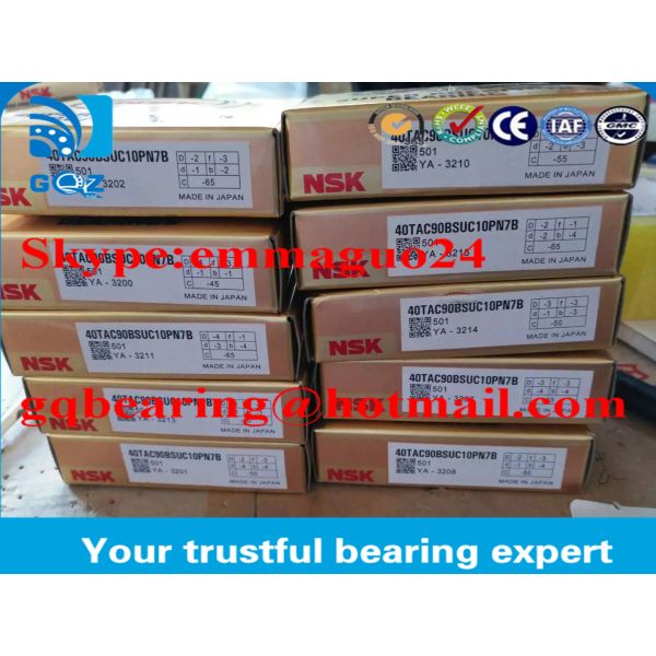 Screw double angular contact bearing 40TAC90BSUC10PN7B industrial bearings
