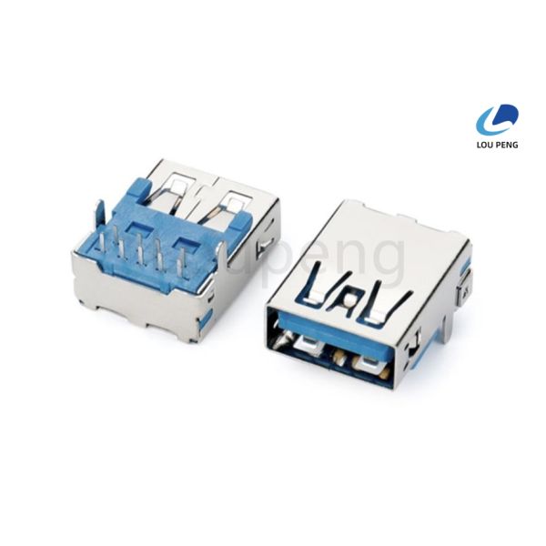 Overall insertion force 3.57kgf MAX Universal Serial Bus Connector dielectric withstanding AC 100V suitable for electronic device applications