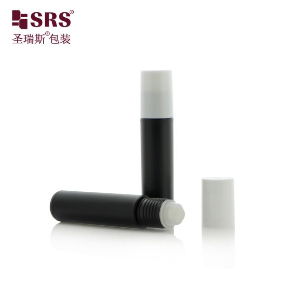 10ml Matte Frosted PP PCR Roll on Bottle for Essential Oil Logo Printing Smooth Surface