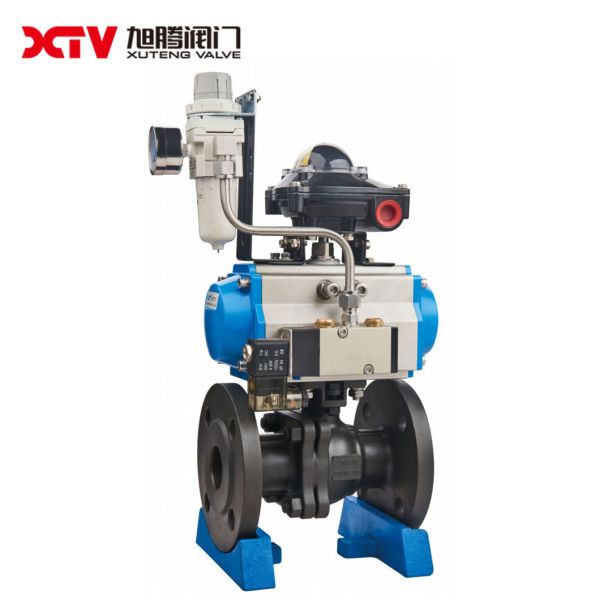 Straight Through Type JIS Flanged Manual Ball Valve Pump Valve with Pi Sealing Material