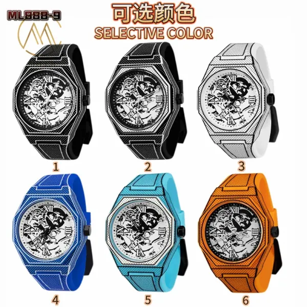 Miler ML888-9 Quartz Wrist Watch for Women, 30m Waterproof, Stainless Steel
