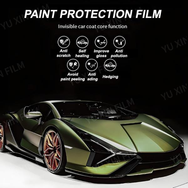 Ultra Glossy Black Paint Protection Film Roll Self Healing TPU PPF Vinyl Wrap 60inx50ft