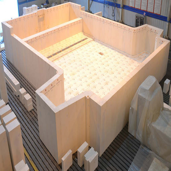 100TPD Glass Melting End Fired Furnace with Refractory Structure for Natural Gas