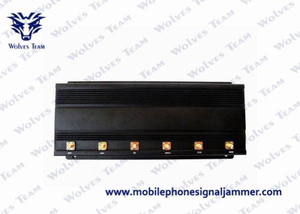 6 Antenna Handheld Signal Jammer 15 Watts Output Power 40 Meters Range