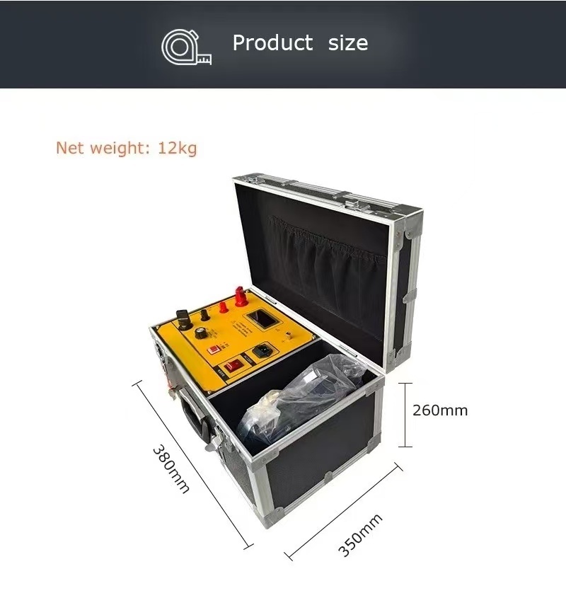 MY-104 200A Digital HV Switch Loop Resistance Test Kit High Anti-interference Contact Resistance Measuring Instrument