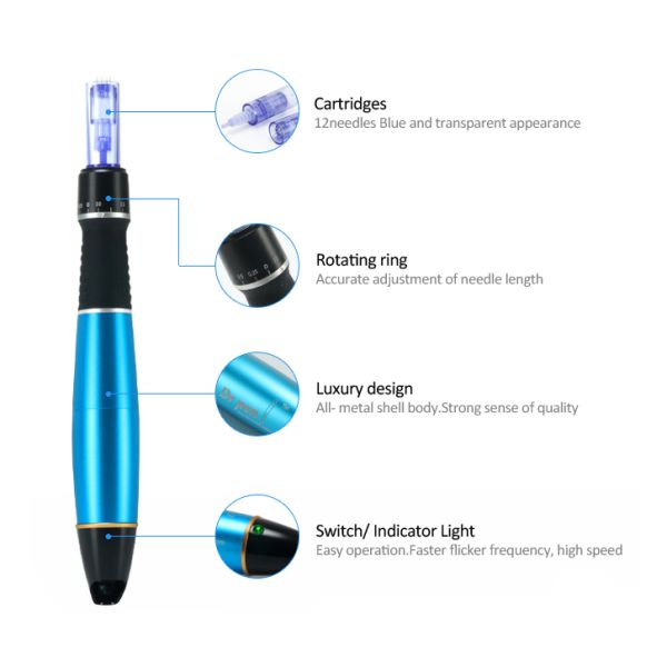 Advanced Skin Rejuvenation Microneedling Pen A1 Dermapen Derma Pen for Meso Therapy