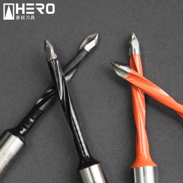 2 Flutes Through Hole Drilling , Flat Head Drill Bit 70mm Length Straight Shank
