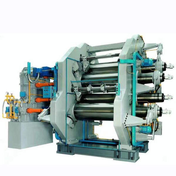 Precise Control Rubber Calender Machine with PLC Control System Electric Heating and Automatic Operation