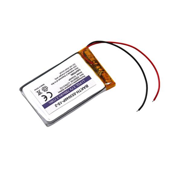 503048P Li Polymer Battery Pack 3.7V 750mAh For Electronic Applications
