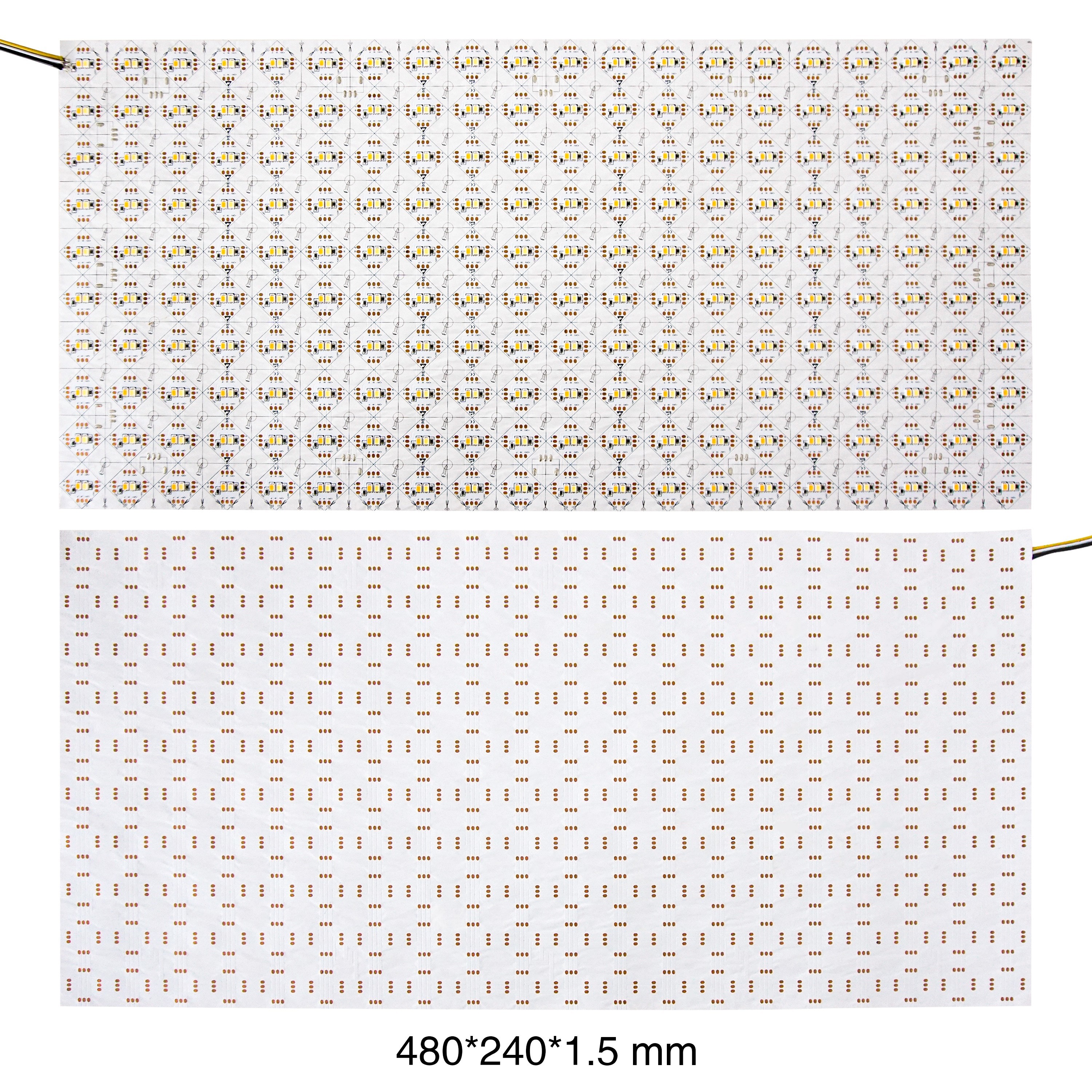 Гибкий светодиодный световой лист 2700K-6500K CCT Led Strip 24v Заднее освещение