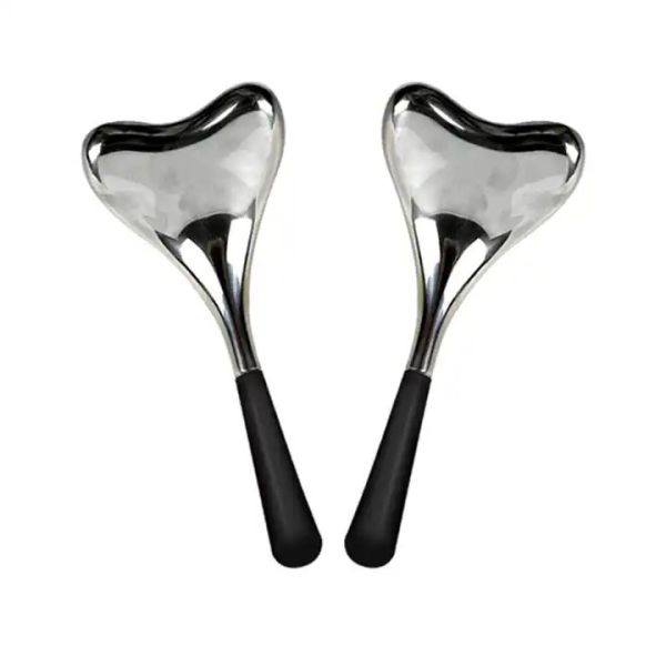 Stainless Steel Cooling Facial Ice Globes for Face Beauty Luxury Gold/Silver