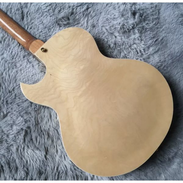Custom Byrdland Electric Guitar Spruce Top Archtop Gold Hardware