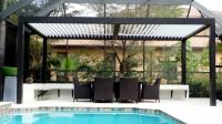 La poudre a enduit la pergola en aluminium du profil aérodynamique IP67 de 202mm