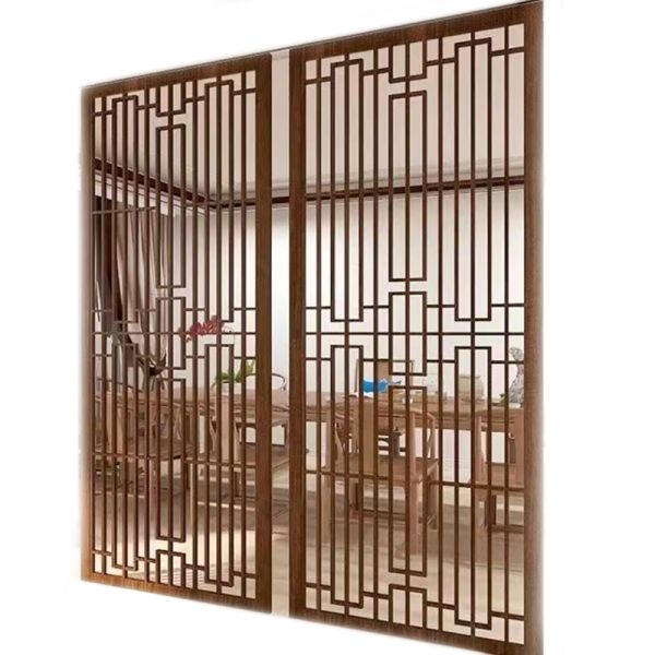 Partition Entrance Assembly Line Aluminum Profile Grille Living Room Hollow Decorative