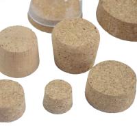 Polegada de vidro de Cork Lids Tapered Cork Stoppers Crackproof 1.2x1x1.2 do frasco do ODM