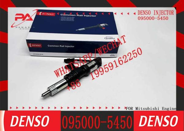inyector de combustible diesel 095000-5450 ME302143 inyector para Fuso Mitsubishi 6M60, 6M60T, 6M60-T1 inyector de tren común 095000-