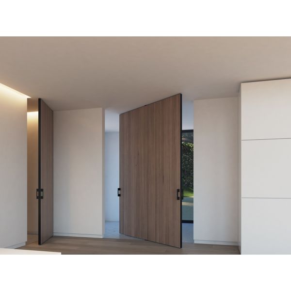Luxury Villa Aluminum Pivot Doors , Pivoting Walls Environmental Integrated
