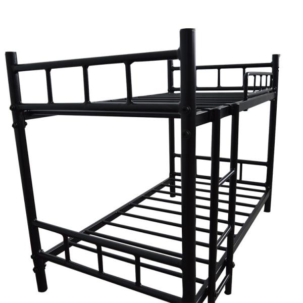 Full Metal Metal Tube Bunk Beds Extra Security Stability Customizable Colour