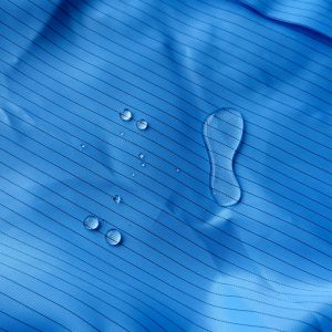 Fluid Repellent Static Control Clean Room ESD Polyester Fabric With 5mm Carbon