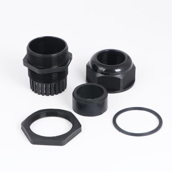 Waterproof PG 13.5 Armoured Fiber Optic Cable Gland IP68 ABS