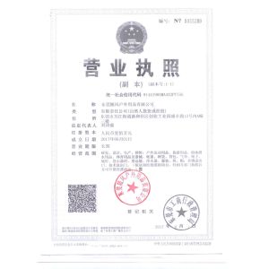 Guangdong Geertop Outdoor Gear Co., Ltd. Certifications