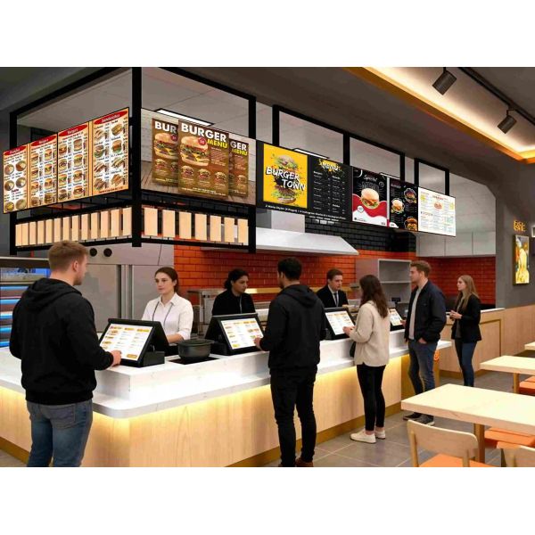 Android Digital Menu Board for Restaurant Chains with Remote CMS Management