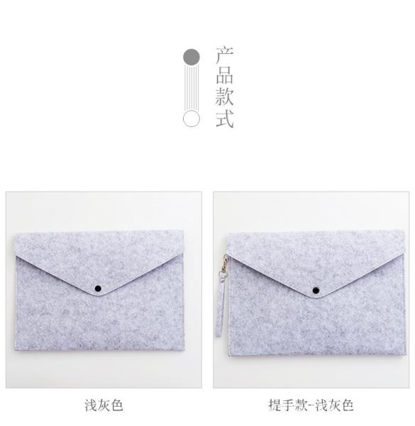 File Folders- Felt Folder Expanding File Folder Paper Envelope A4 Folders With Lanyard Felt file bag simple office data file bag storage bag storage bag student stationery bag folder