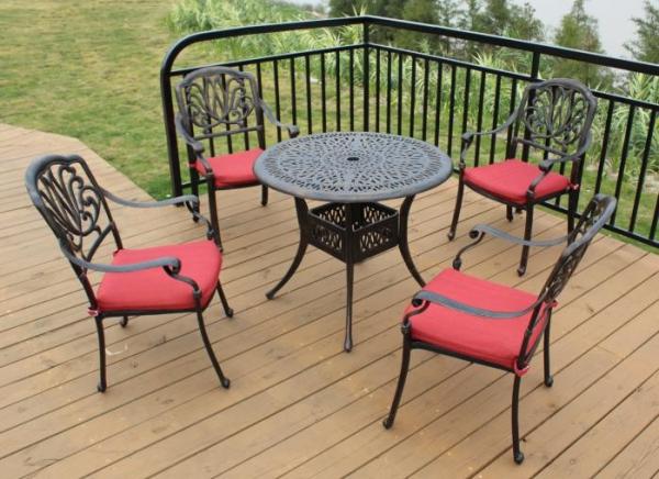 garden furniture cast aluminum set-9808