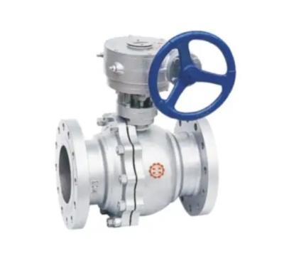 Q41F 304 Stainless Steel Power Plant Valves Flanged Floating Ball Valve Weld Connection
